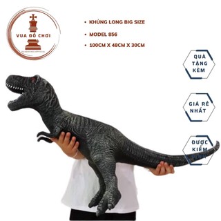Mô hình Khủng long bạo chúa khổng lồ siêu to 100CM, Khủng long mềm, có âm thanh phát nhạc.
