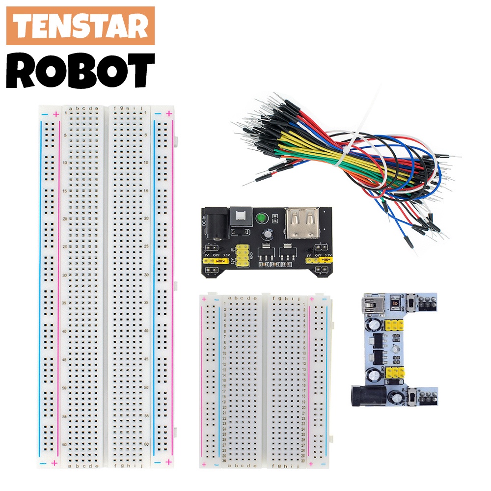 Bảng Mạch Breadboard MB-102 MB102 400 830 Điểm 65 Dây Chuyên Dụng Chất Lượng Cao