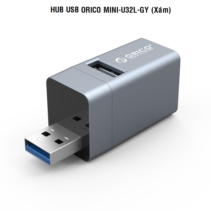 Bộ chia 3 cổng USB 3.0/ USB 2.0 Orico MINI-U32L