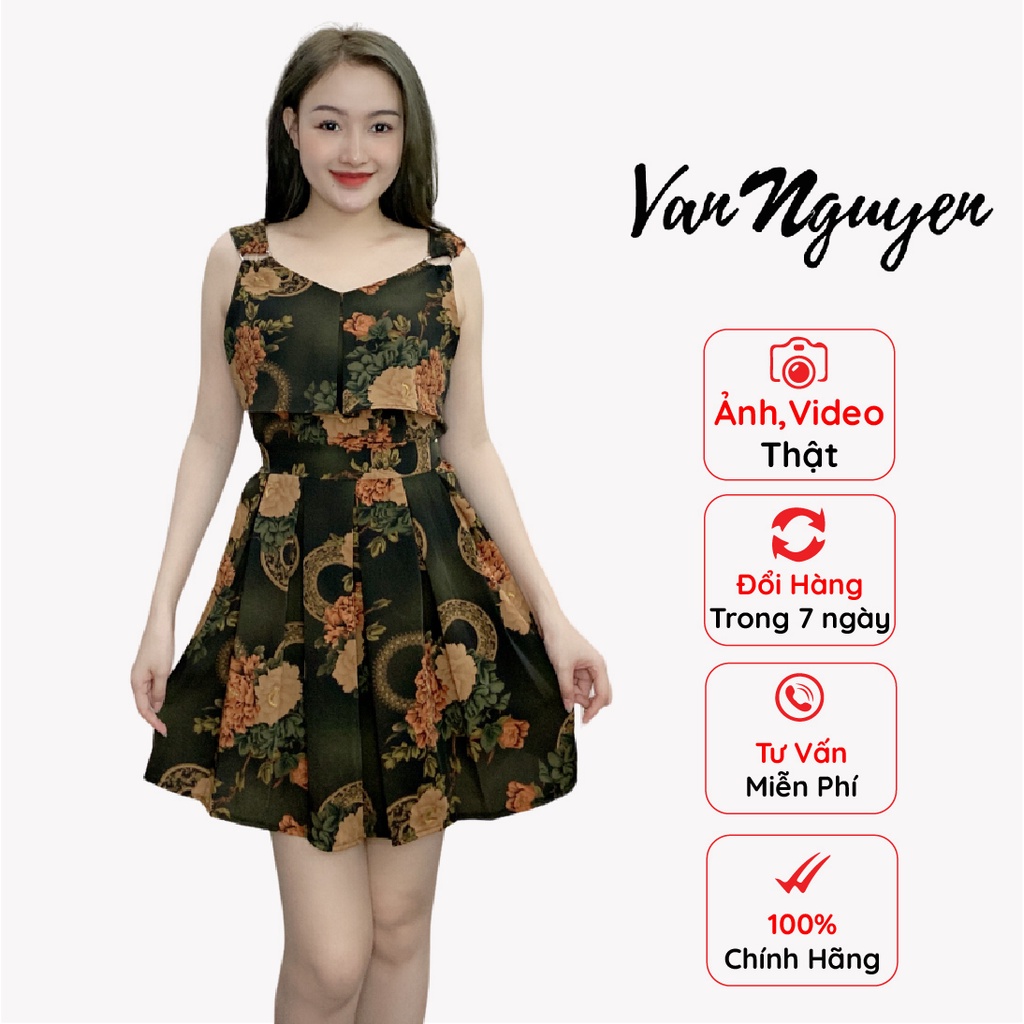 Đầm Ngắn Sát Nách Chất Mango Cao Cấp Thiết Kế Cúp Ngực Phối Tầng Kèm Đuôi Váy Xếp Ly VÂN NGUYỄN D84