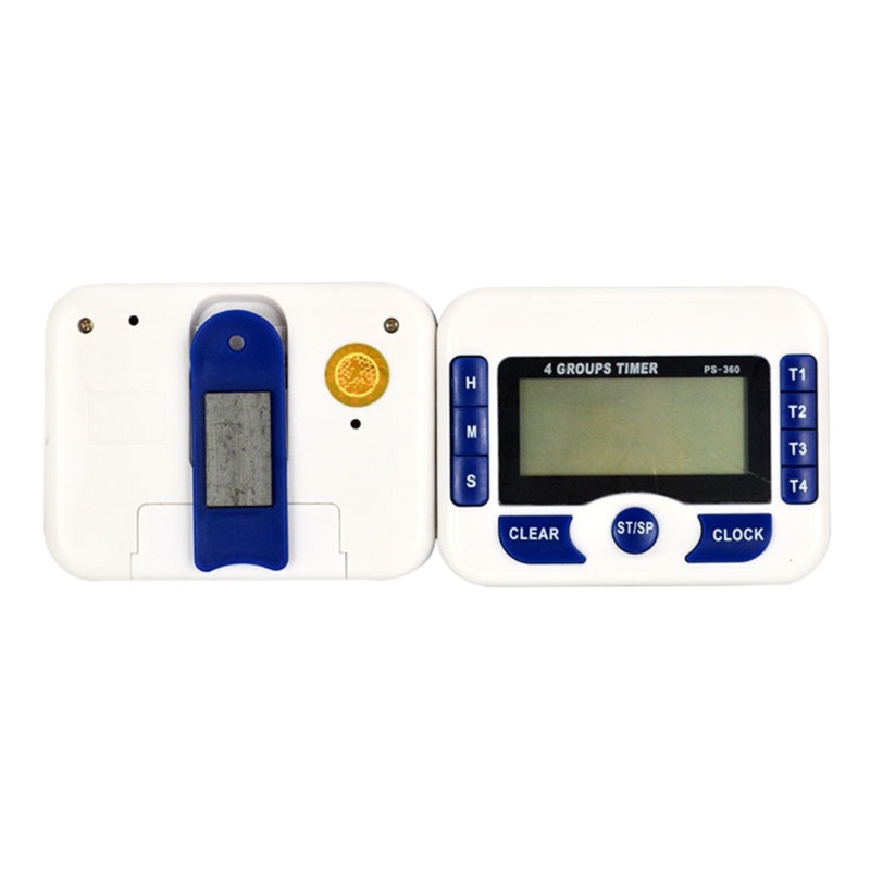Đồng Hồ Hẹn Giờ 4 Kênh Màn Hình LCD Dùng Trong Nướng Bánh / Văn Phòng / Trường Học