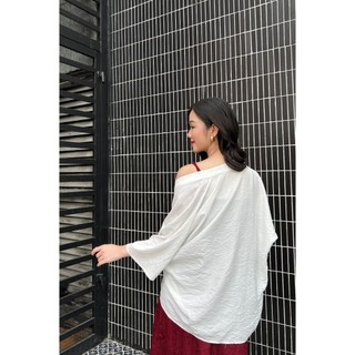 OLV - Áo khoác Plain Coat in White