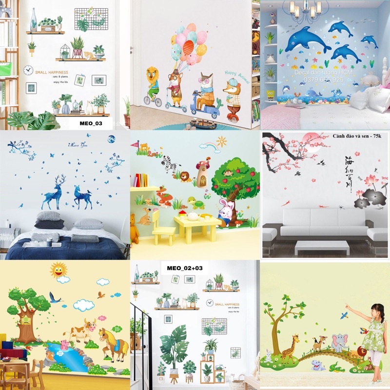 HÀNG MỚI - DECAL HÀN QUỐC LOẠI 1