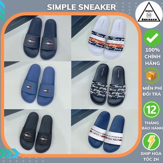 Dép tommy hilfiger nam chính hãng 🔴simple sneaker🔴 dép quai ngang tommy authentic