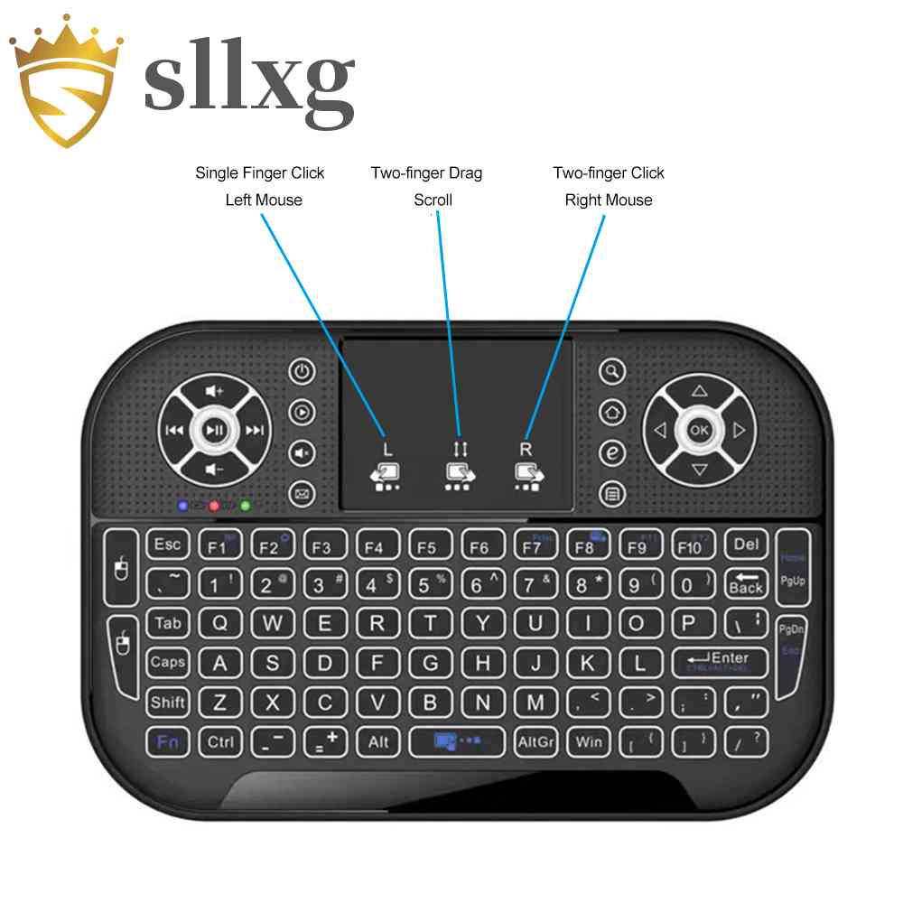 Bàn PhíM TíCh HợP ChuộT Bay Bluetooth 2.4G Không Dây Cho TV Box