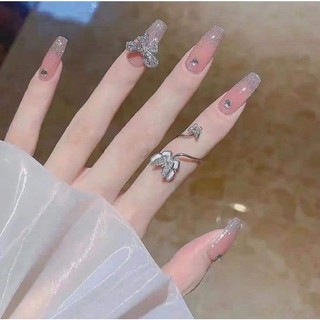 Móng thiết kế dể thương kèm đính nơ