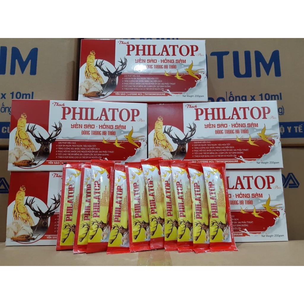 PHILATOP yến sào dạng thạch- bồi bổ sức khỏe