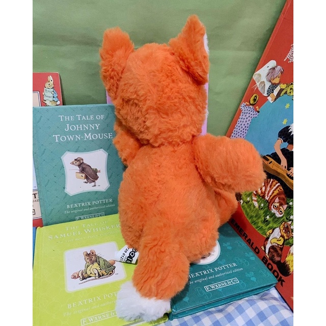 Gấu bông cáo cam lông mượt thú nhồi bông đồ chơi dễ thương