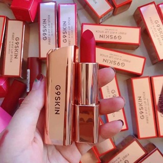 Son thỏi lì vỏ vàng g9 skin first v-fit lipstick