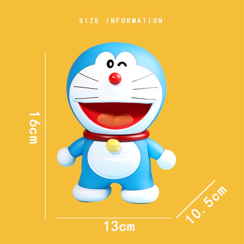 Đồ trang trí doraemon Đựng Tiền Tiết Kiệm Đáng Yêu Cho Bé
