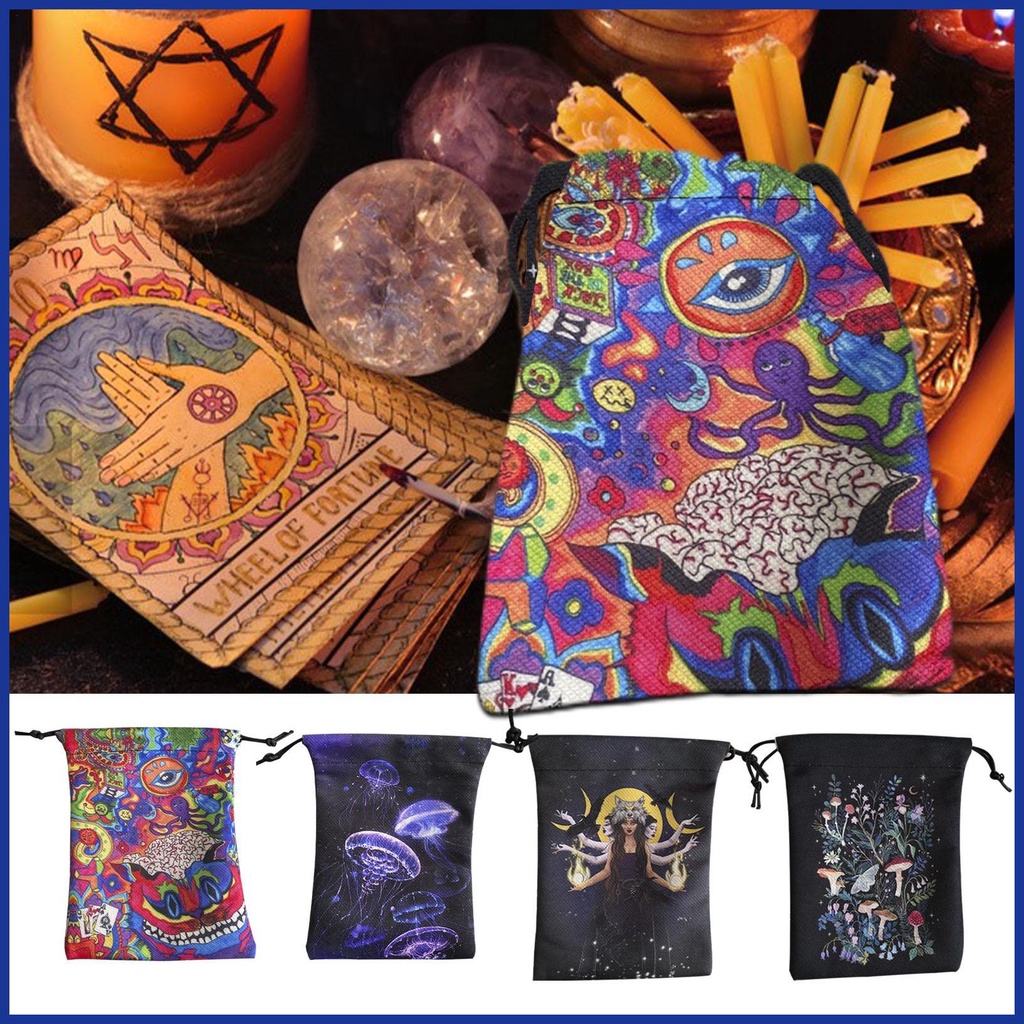 Túi Dây Rút Bảo Vệ Bài Tarot Đa Năng Tiện Dụng