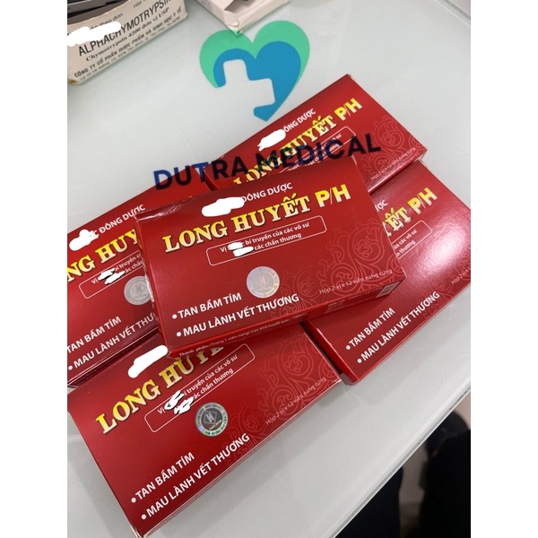 Long huyết PH tan nhanh máu bầm vết thương bầm tím, mau lành vết thương