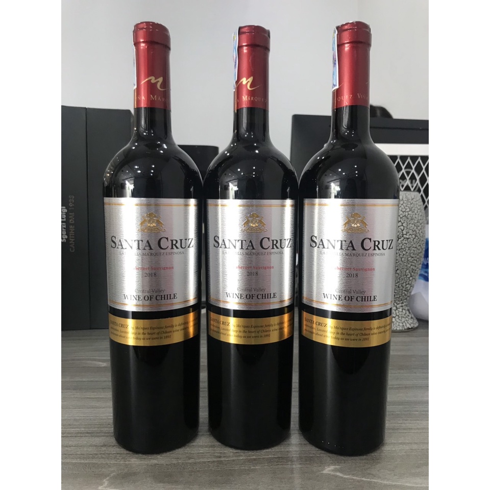 Vang Chi Lê Santa cruz Cabernet Sauvignon