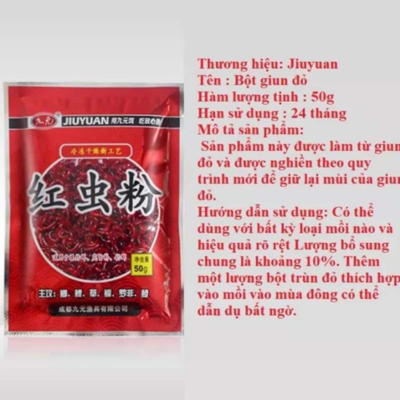 Mồi Bột Trùng Chỉ Trộn Mồi Câu Cá Siêu Nhạy, Chuyên Chép, Rô Phi và Các Loại Cá ...