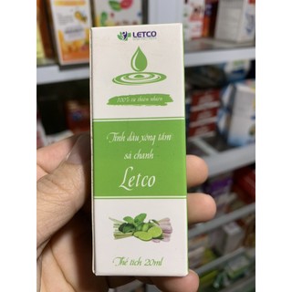 Tinh dầu xông tắm sả chanh letco lọ 20ml đạt chuẩn gpp