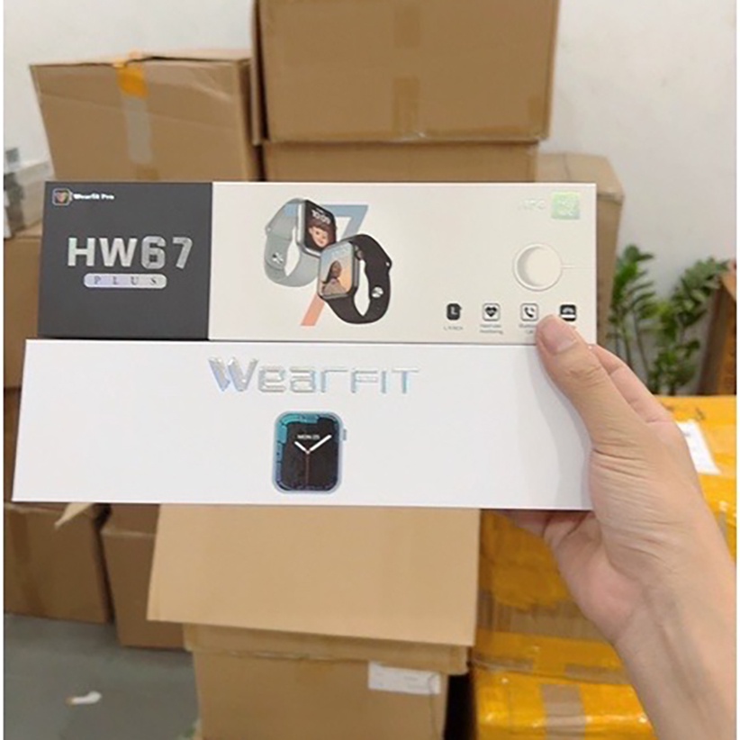 Đồng Hồ Thông Minh HW67 Plus Tràn Viền Khung Thép Cao Cấp / Smart Watch HW67 Cảm Ứng Siêu Mượt - Thay Ảnh Nền Tuỳ Ý | BigBuy360 - bigbuy360.vn