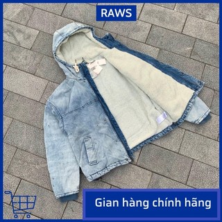 Áo Jacket Denim Hooded BDG UrbanOurfit lót lông cừu