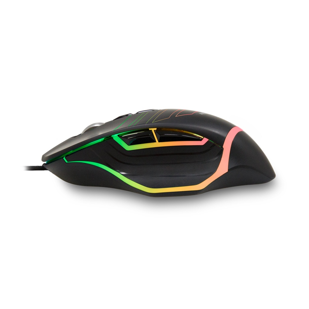 Chuột máy tính có dây Newmen GX7-PRO Cyberpunk - LED RGB - Hàng Chính Hãng