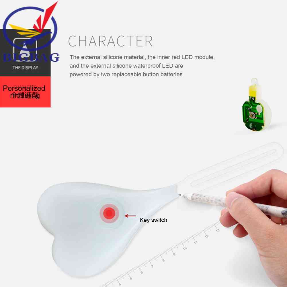 Đèn LED Hình Quả Trứng Bằng Silicone Gắn Đuôi Xe Đạp