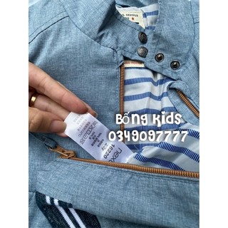 Áo Bomber Bé Trai Vải Gió N