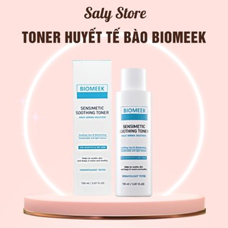 Toner Biomeek chiết xuất từ huyết tế bào làm dịu trắng da dưỡng ẩm da 150ml