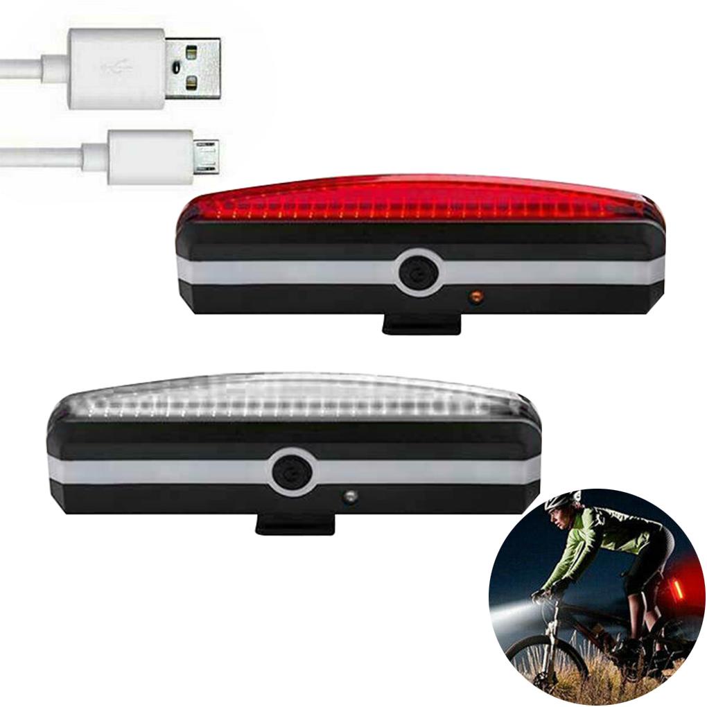 Đèn LED Cảnh Báo An Toàn Chống Thấm Nước Sạc USB Cho Xe Đạp