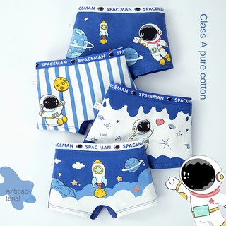 Set 4 Quần Lót Boxer Cotton Chất Lượng Cao Cho Bé Trai