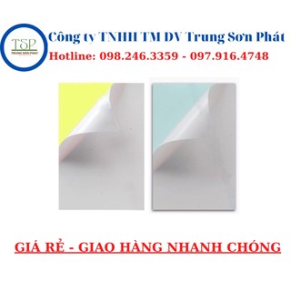 Giấy decal a4 đế xanh nhám/ vàng