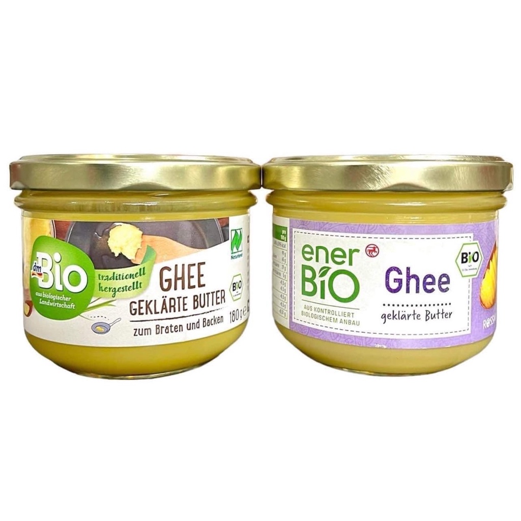 Bơ Ghee hữu cơ nội địa Đức 180g cho bé từ 6m+