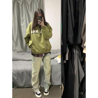 (Order+ảnh thật)Quần jeans ống đứng form dáng unisex cạp cao basic