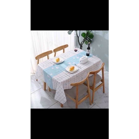 Khăn trải bàn vintage nhựa PVC chống thấm nước, khăn decor phông nền chụp ảnh, trang trí phòng khách phủ bàn ăn 88107