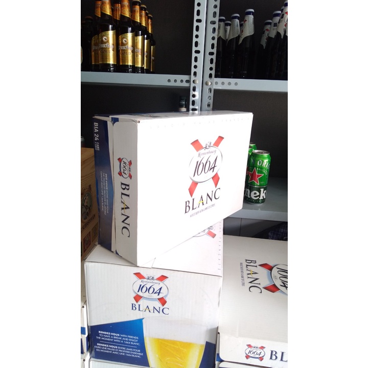 Bia 1664 Blance 330ml  - Tặng 3 Lon Coca Zero Kèm