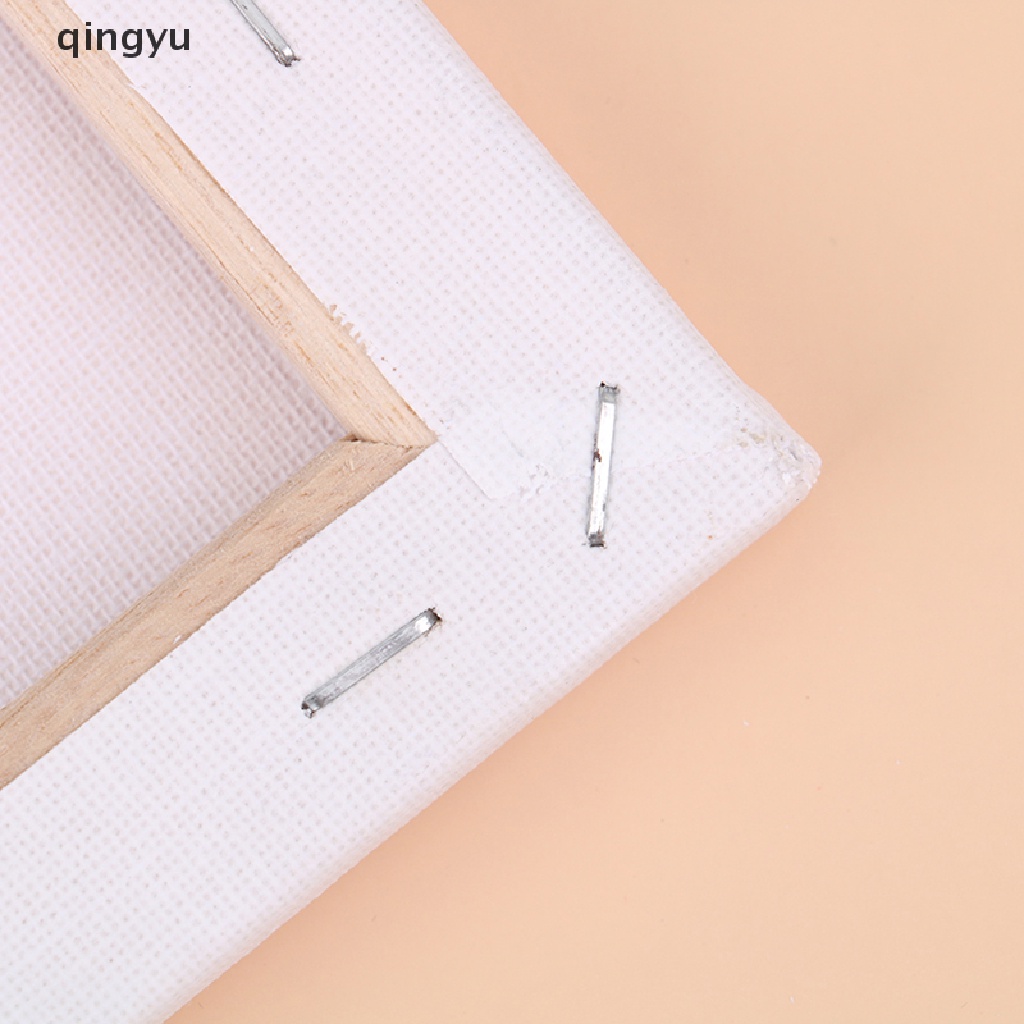 Qingyu Khung Bảng Vải Canvas Hình Vuông Màu Trắng Dùng Vẽ Tranh Sơn Dầu