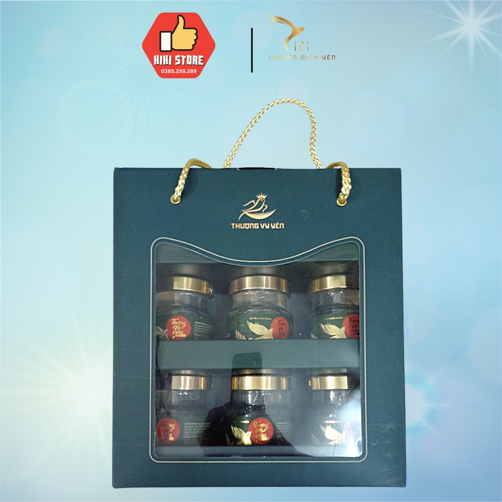Tổ Yến Chưng Sẵn CICI THƯỢNG ĐỈNH YẾN Thượng Vy Yến Đông Trùng Hạ Thảo, Nhân Sâm Bồi Bổ Sức Khỏe
