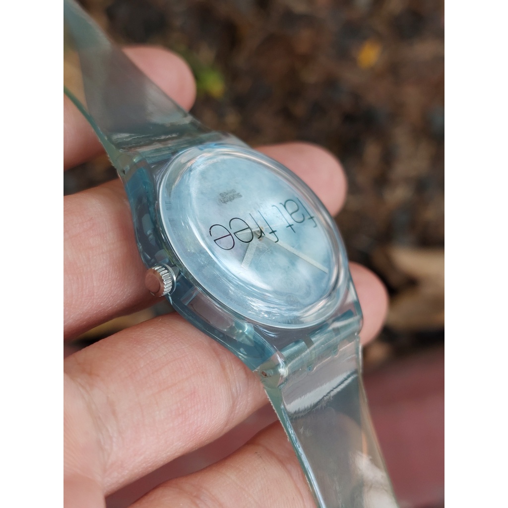 Đồng hồ nữ Swatch mặt tuyết chạy pin hàng Si