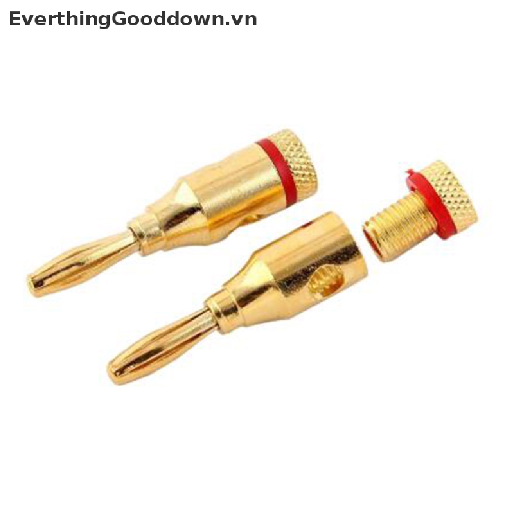 Set 12 Phích Cắm Bắp Chuối Màu Vàng 24K Chuyên Dụng