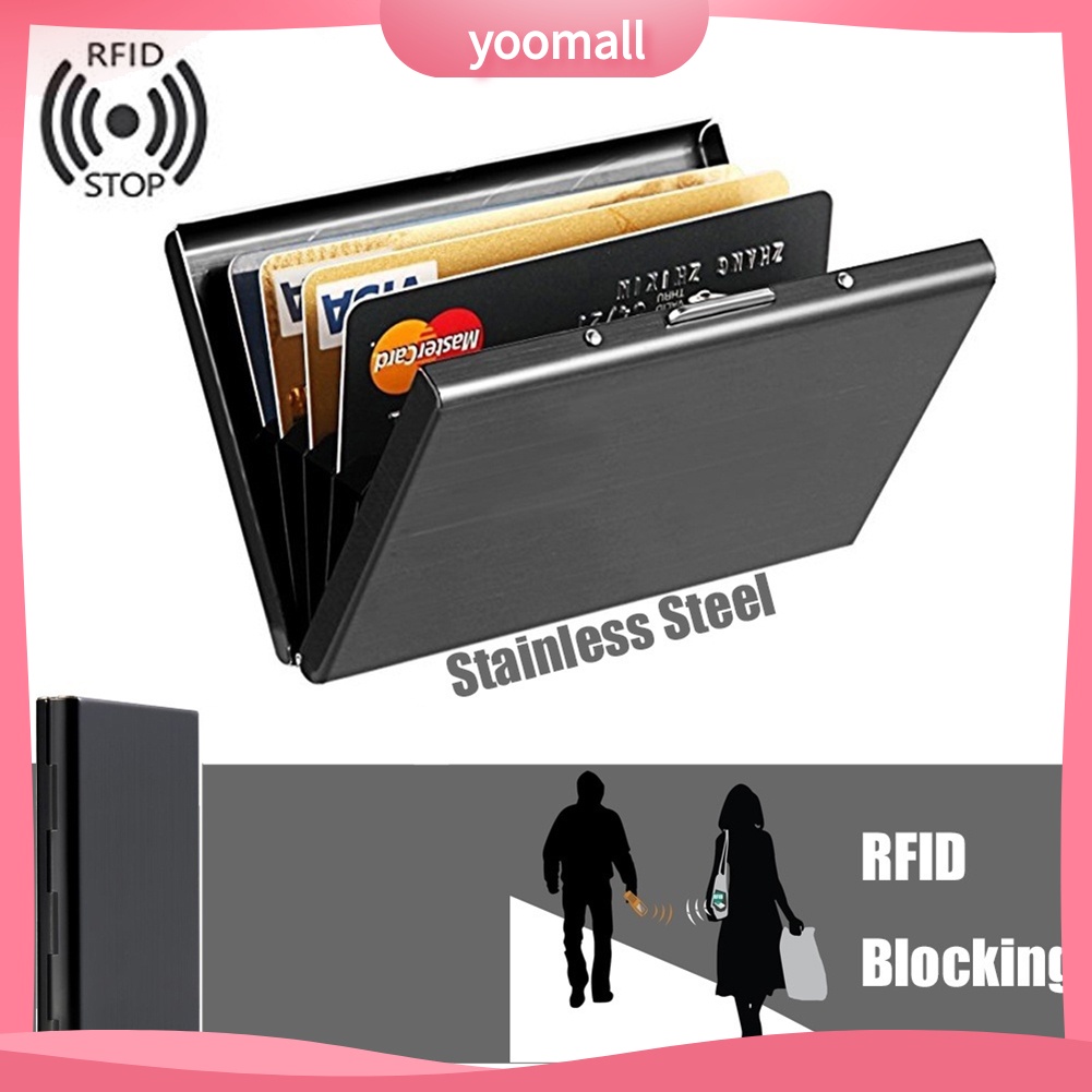 Hộp Inox Đựng Thẻ Tín Dụng / Danh Thiếp Chống RFID