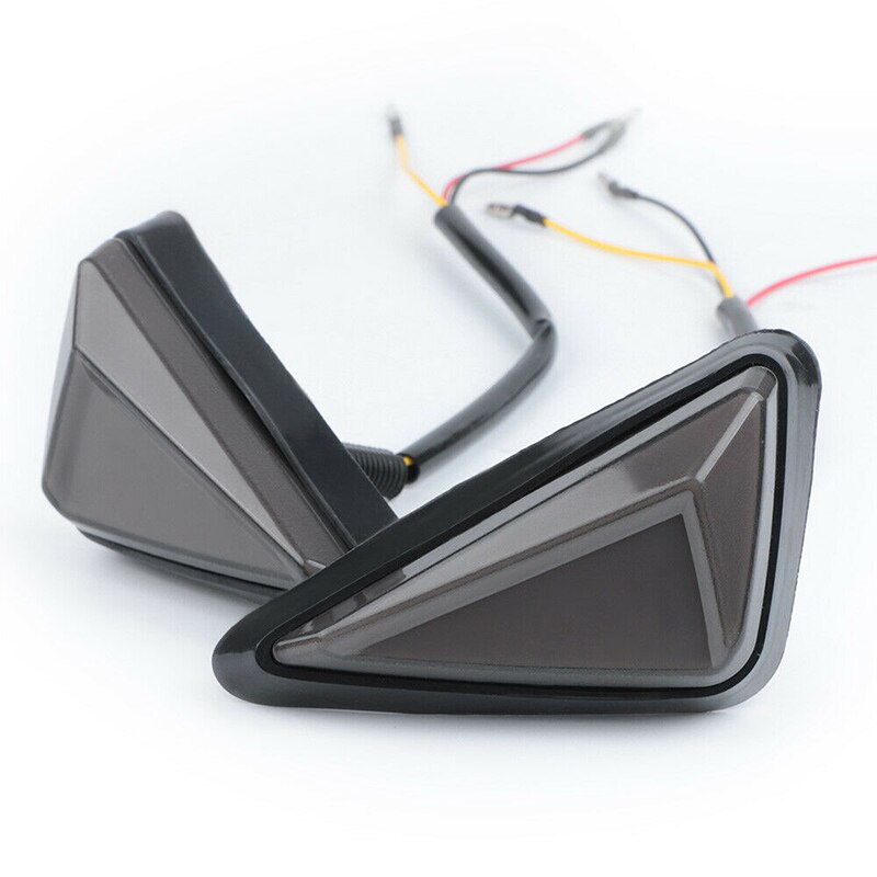 Đèn LED Xi Nhan Hình Tam Giác 12V 3 Dây Chuyên Dụng Cho Xe Mô Tô