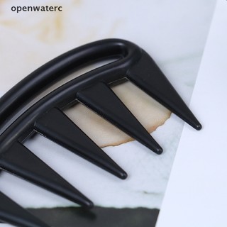 Lược Chải Tóc Răng Cá Mập Răng Thưa Màu Đen Cho Nam