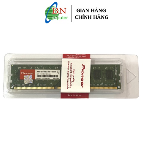 Bộ nhớ ram DDR3 8GB/1600MHz Pioneer chuyên dùng cho PC