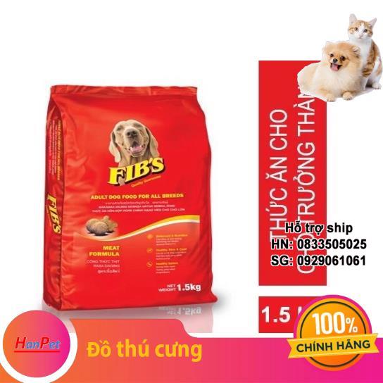 Thức Ăn Hạt Khô Cho Chó Lớn Fibs 1.5kg
