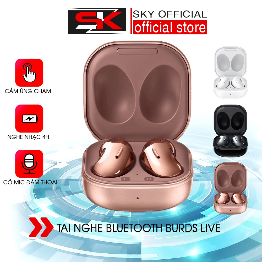 Tai Nghe Nhét Tai Bluetooth SKYONE Buds Live Cao Cấp Hạt Đậu Âm Thanh Tuyệt Đỉnh