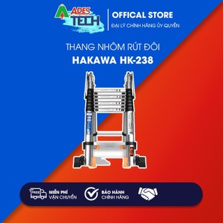 [HÀNG CHÍNH HÃNG] ✔️ Thang Nhôm Rút Đôi Chữ A HAKAWA HK-238, HK-250 và HK-256 ✔️ Công nghệ Nhật Bản✔️BẢO HÀNH 24 THÁNG