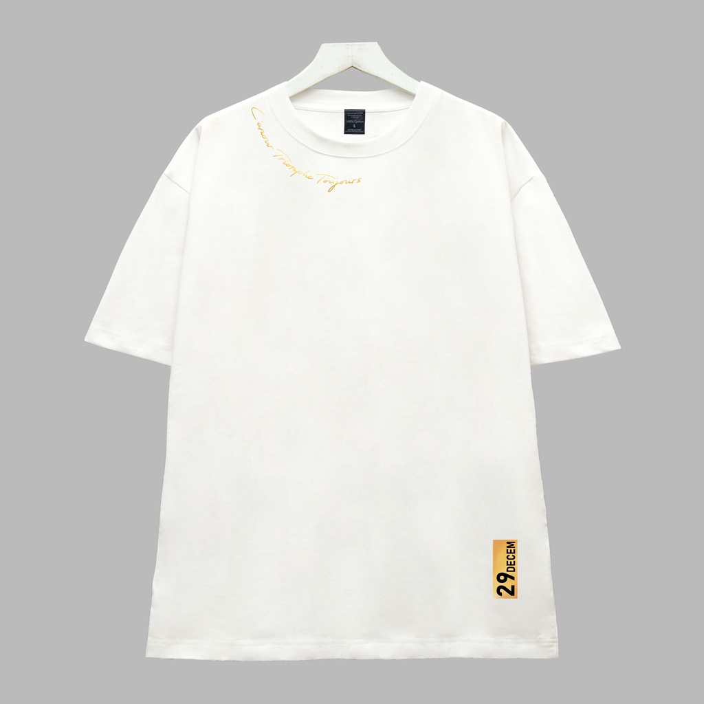 Áo thun 29 DECEM  Dogo Store , Áo thun unisex nam nữ form rộng oversize chất liệu 100% Cotton