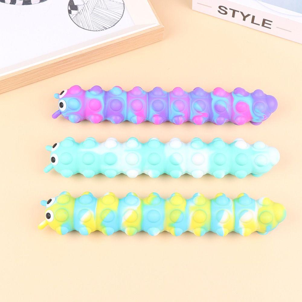 YIYU Đồ Chơi Sâu Bướm Dính Bong Bóng Nhiều Màu Sắc Tương Tác Giải Tỏa Căng Thẳng