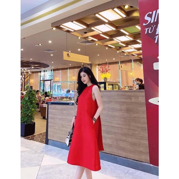Váy Suông - Đầm Suông V05 Lụa Yếm Dáng A Sang Chảnh | BigBuy360 - bigbuy360.vn