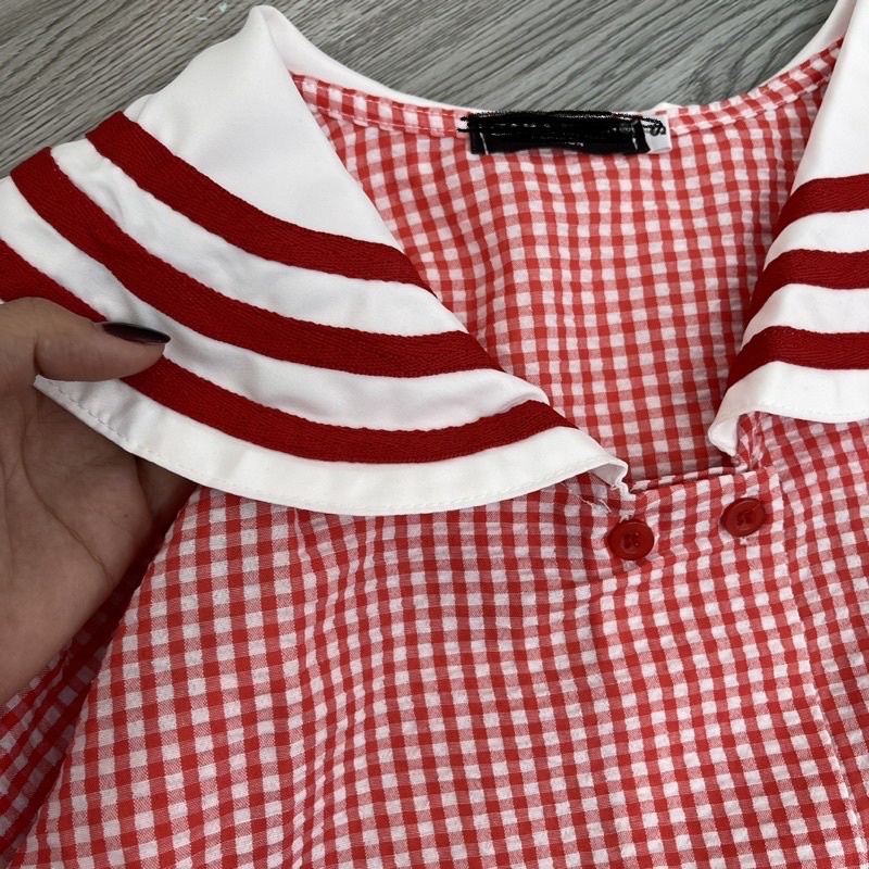 MS157 áo sơ mi công sở nữ hàn quốc cực xinh, sơ mi thuỷ thủ nữ nắng fashion
