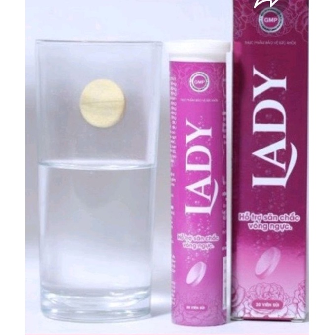 VIÊN SỦI LADY  TĂNG VÒNG 1, HỘP 20 VIÊN _CHO PHÁI NỮ QUYẾN RŨ  ĐẸP HƠN