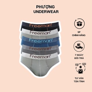 Combo 5 quần lót nam cotton freeman 6029