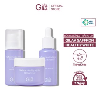 Bộ 3 Sản Phẩm Saffron Tái Sinh Trắng Khỏe Gilaa Saffron Healthy White